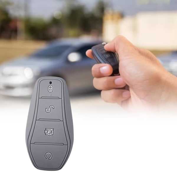 1/2/3/5 Silikon Car Key Case Cover för Byd Atto 3 Ersättning Gray 9 x 5cm 1Set