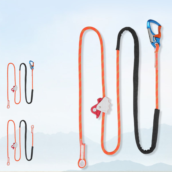 Arborist Tree Climbing Safety Lanyard Kit för säkert arbete With locking rope
