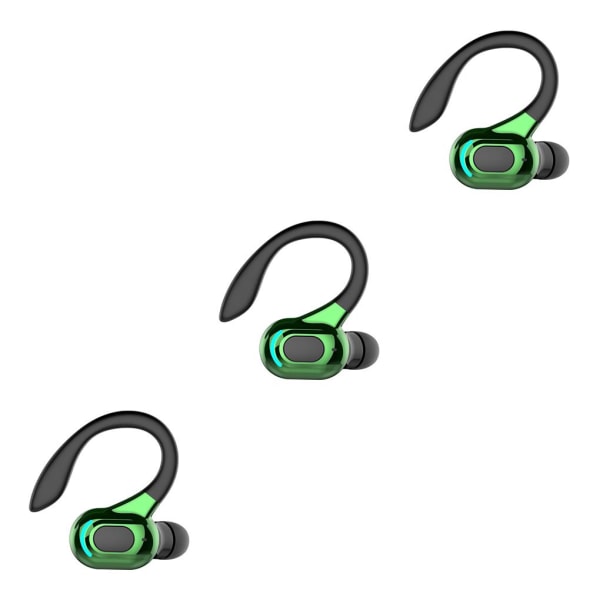 1/2/3/5 Bluetooth 2 Surround Sound Hörlurar Öronkrok för Black Green 3PCS