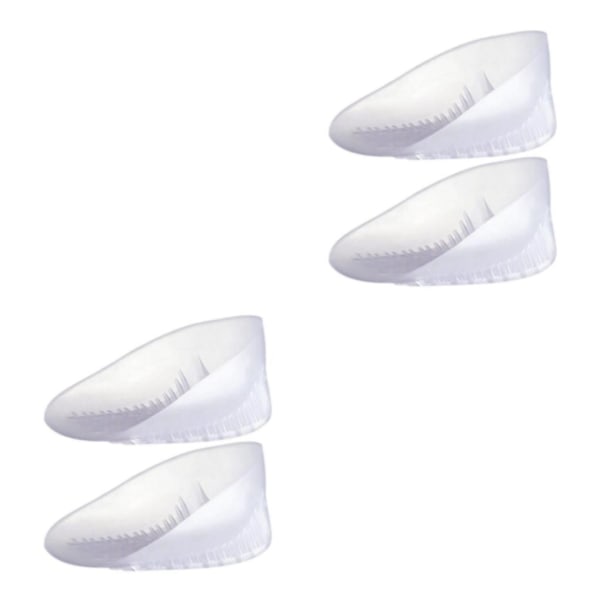 1/2/5 2x U-formade gelhälkoppar Plantar Fasciitis-inlägg mjuk 2Set