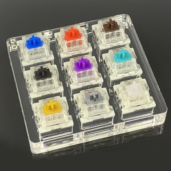 1/2/5 Reservdelsbrytare för Mekaniskt tangentbord För Axis 9 Switches Tester 1 Pc