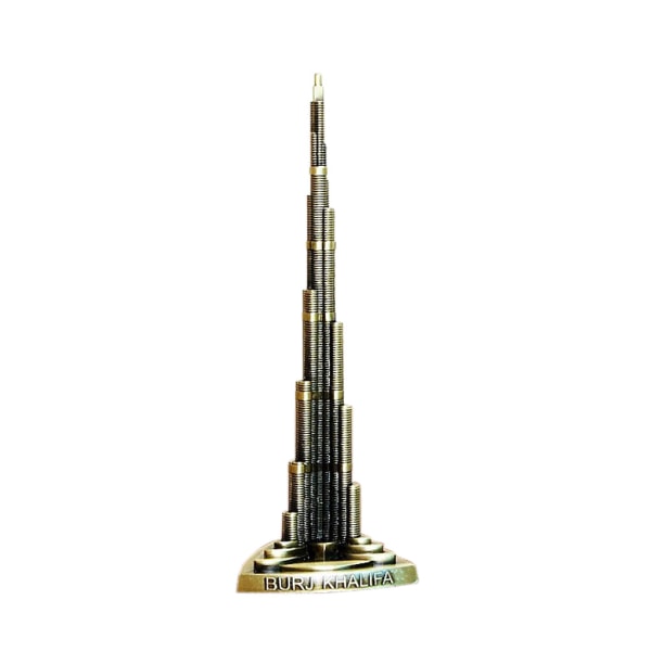 Burj Khalifa Dubais världs högsta byggnad modelldekoration 18cm