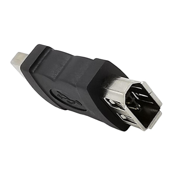 För Firewire IEEE 1394 6 Pin Hona till USB Hane Adapter för