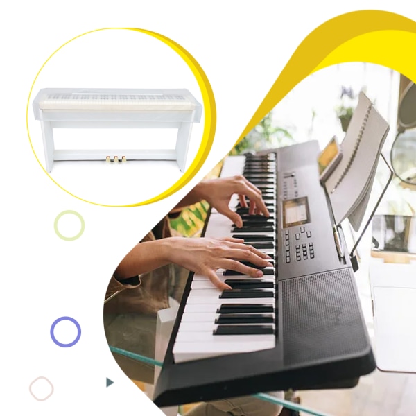 Transparent färgskydd för 88 tangenter Digital Piano Premium 61 keys