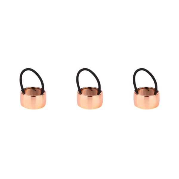 2/3/5 Dam Hästsvanshållare Flickor Dam Frisör Hårslips Rose Gold 3PCS