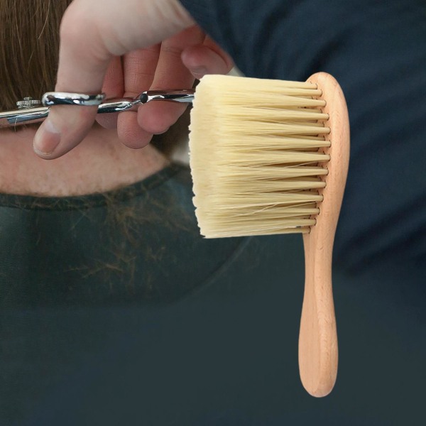 1/2/3 Barber Neck Brush Mjuk nylon för frisörskönhet Long Handle 1 Pc