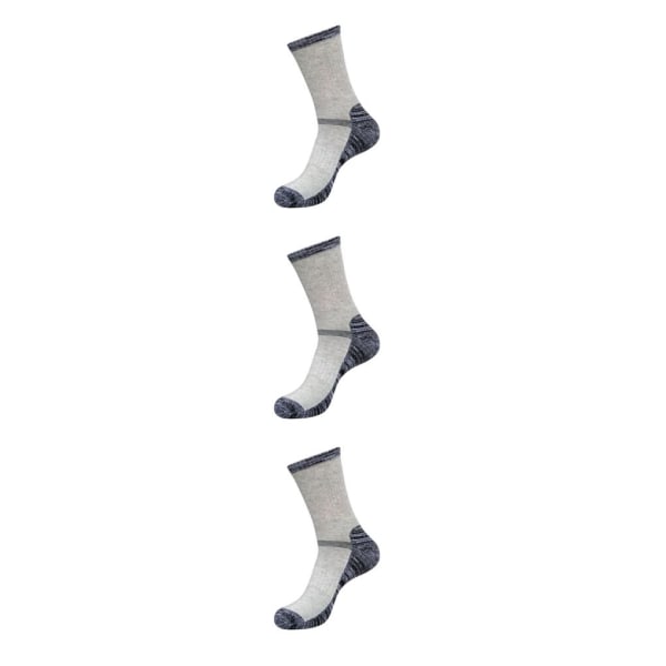 1/2/3/5 Lättvikts andas Atletiska strumpor för män Håll dig sval och light gray One size fits all 3PCS