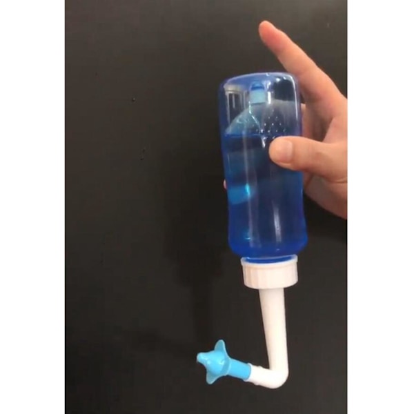 1/2 BPA-fritt Neti Pot Nasal Irrigation System för vuxna barn 500ml Manual valve 1 Pc