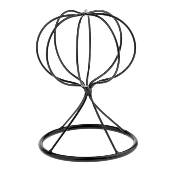 Metall Hat Cap Förvaring Display Stand Bordsskiva Hår Peruk Rack Hylla