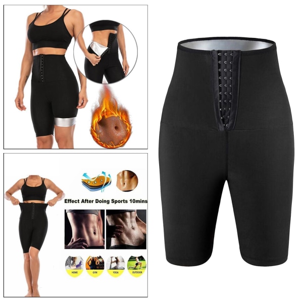 1/2/3 Womens Sweat Sauna Body För Shaper Shorts för Gym L/XL 54-57cm 1 Pc