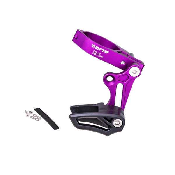 Aluminium Alloy Chain Guide För MTB Bike Single Speed ​​Road Part Purple