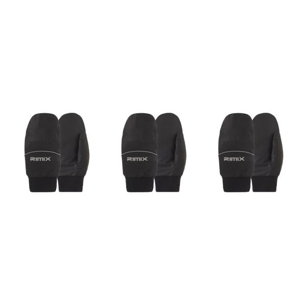 1/2/3 vindtät vattentät varma sport thermal för män Black 3PCS