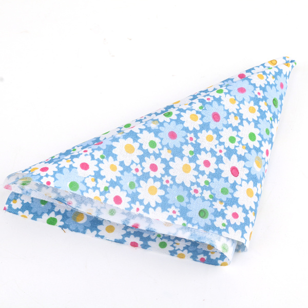 7st Blue Series Bomullstyg Blomma Symaterial 25*25cm 7pcs 25*25cm