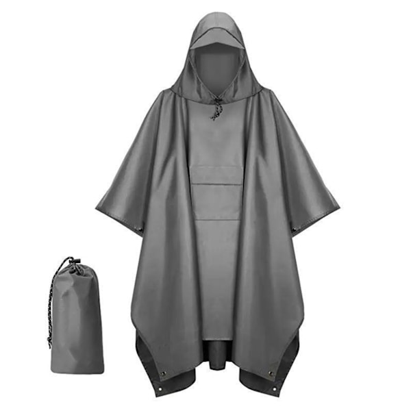 Vattentäta ponchos i polyester för campingutrustning för utomhusäventyr D
