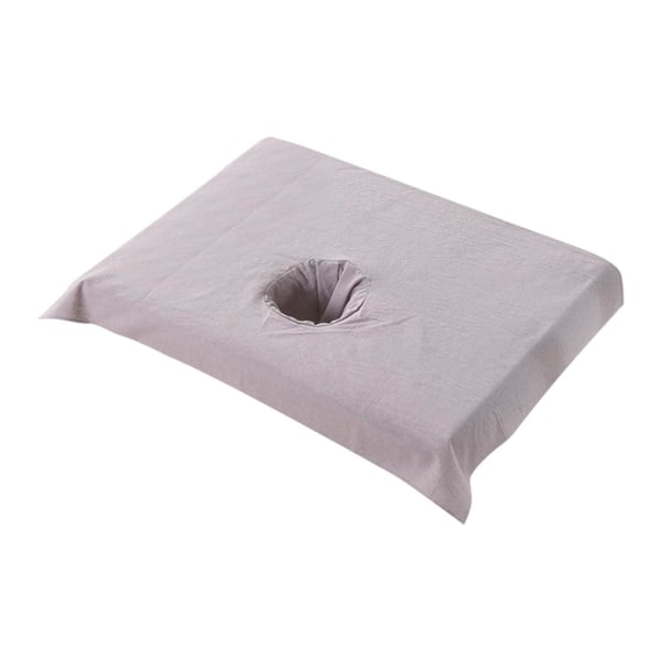 1/2/3/5 Cotton SPA Halvt cover Skönhetssalong Säng Ansiktshål Purple Grey 50x70cm 1Set