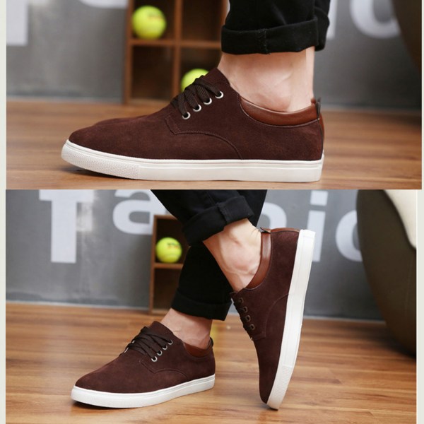 Bekväma Casual Sneakers för män - Slitstarka och lätta att bära brown 44