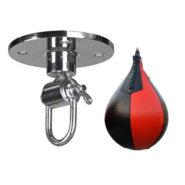 Snabba upp boxningsträningen PU Boxing Speed ​​Ball MMA Punch Bag Black Red
