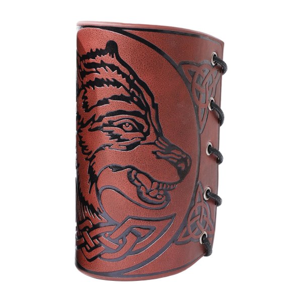 1/2/3/5 För Viking Wolf Armband För Arm För Armor Cuff för Brown 1 Pc