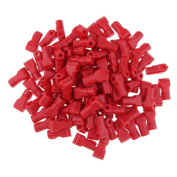 1/2 100x Shop Anti-Lost Hängande Display Krok Stop Lock för butik Red 7mm 1 Pc