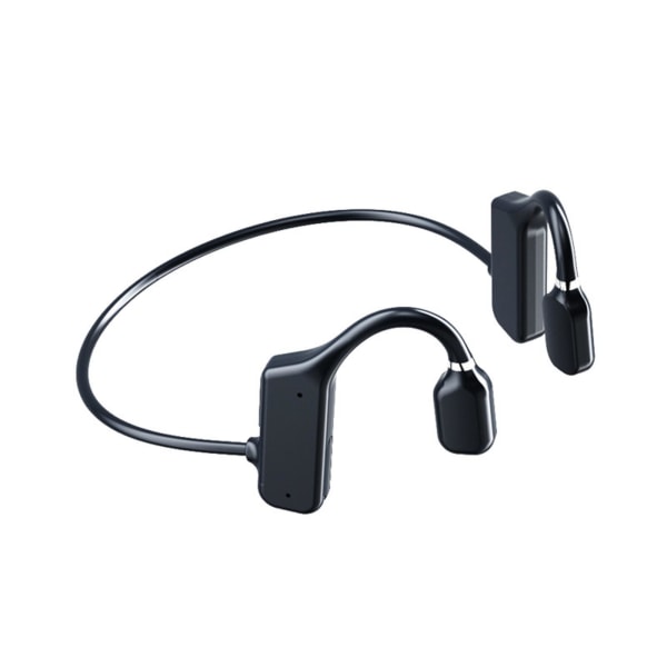 1/3 trådlös ledning Bluetooth Ear-Hook hörlurar förbättrade Black 1 Pc