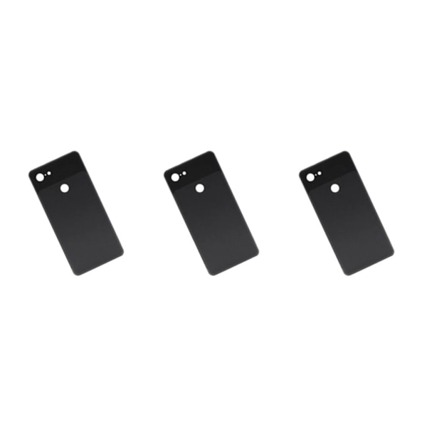 1/3 svart bakre hölje Panel Bakre cover batterilucka för Pixel 3PCS