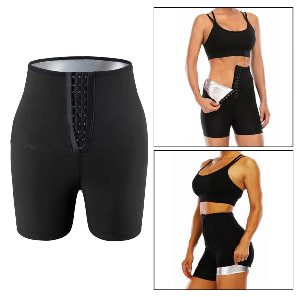 1/2/3 Womens Sweat Sauna Body För Shaper Shorts för Gym XXL/3XL 38-41cm 1 Pc