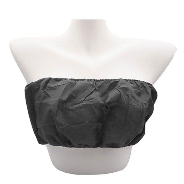 50x BH Spa Top Underkläder för Spray Massage Skönhetssalong Black 140x20cm