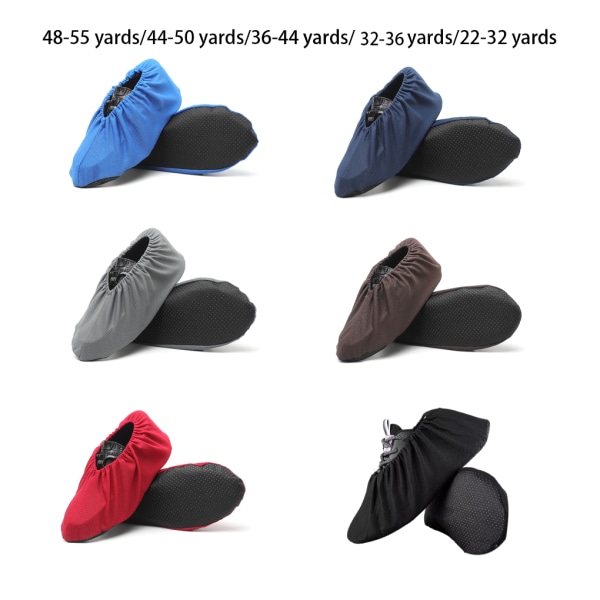 1/2/3/5 svarta skoöverdrag - Återanvändbara och halkfria Lätt att tvätta navy blue S small Sizes 22-32 1 Pc