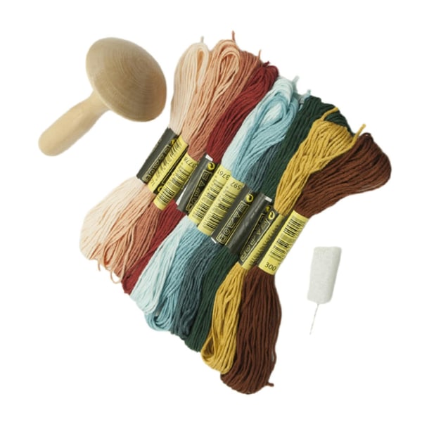 1/2/3/5 Träsömnad Stoppande svampform Syverktyg Röd Darning Mushroom Set 1 Pc