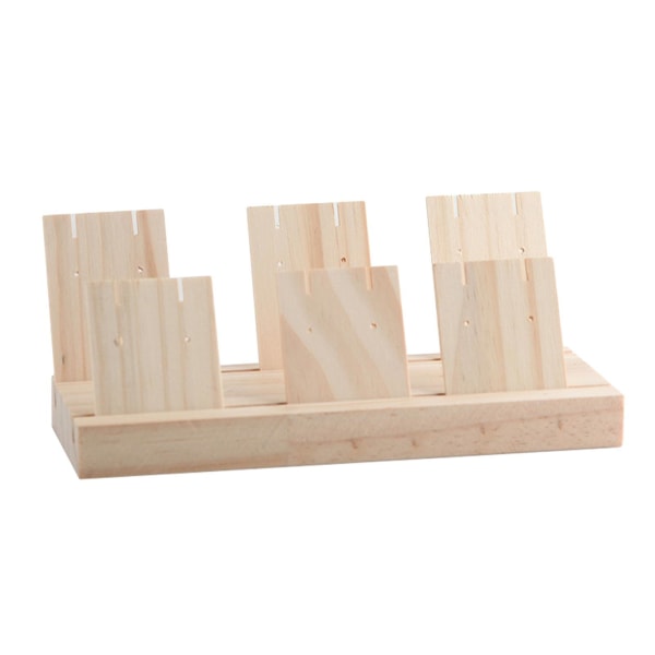 1/2/3 Örhänge Display Stativ Stor kapacitet för Retail Display Small 2 slot 22cm 1Set