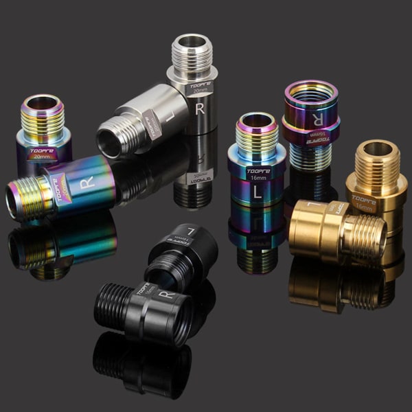 1/2/3 Bike Pedal Extender Pedal Spacers Adapter Cykling Gold 16mm 1 Pc