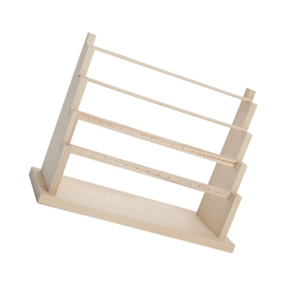 Smycken Showcase Rack en Ring Örhängen Display Stand Rack 4 Layer A