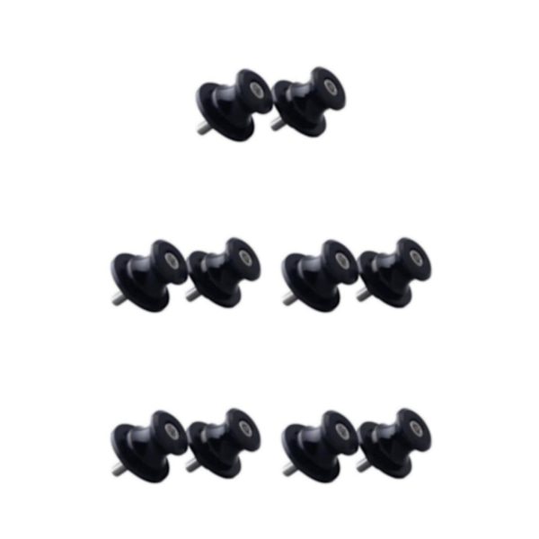 1/2/3/5 Universal Ram Stativ Skruv Svängarm Spolar Slider M6 Black 6MM 5Set