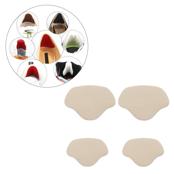 1/2/3/5 Shoe Häl Pad Innersula Häl Reparation Heel Stick för män & khaki 1Set