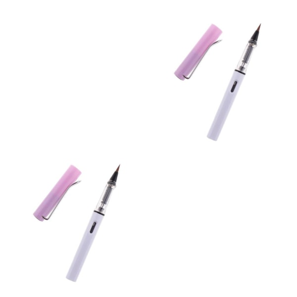 1/2/3/5 Påfyllningsbar kalligrafimålning Arts Reservoarpenna White Purple 2PCS