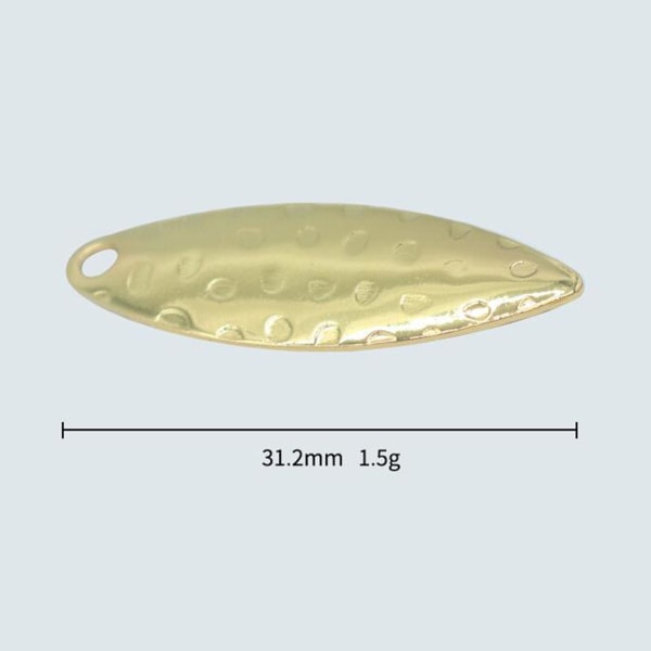 1/2/3/5 20x metallslät finish för fiskedrag gör DIY Kit Gold A 1Set
