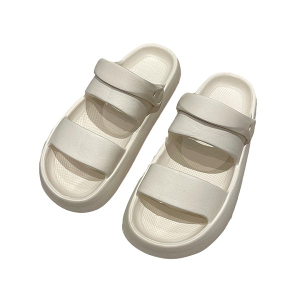 1/2 1 par Simple Design Summer Slipper Girls Beach Sandaler Beige Size 40/41 1 Pc