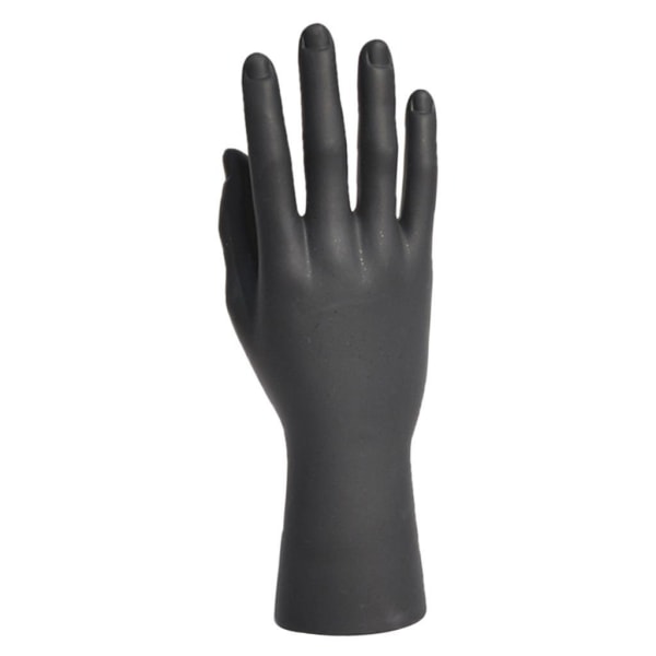 1/2 Man Mannequin Hand Display Smycken Armband Ring Handske Black 25.5cm 1Set