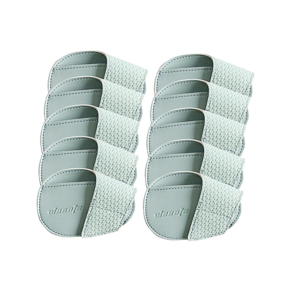1/2/3 För Golf Head Covers PU Portabelt skydd för idrottare Light Blue Small 10 Pcs 2Set