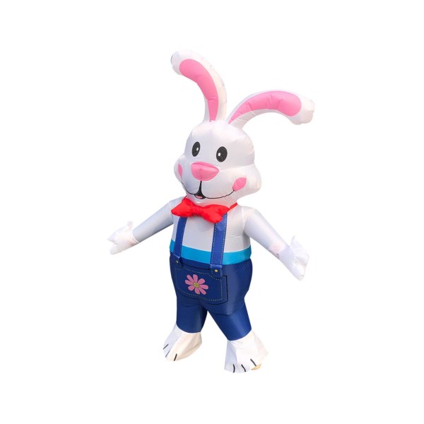 Deluxe Uppblåsbar Kanin Kostym Cosplay Jumpsuit för män eller