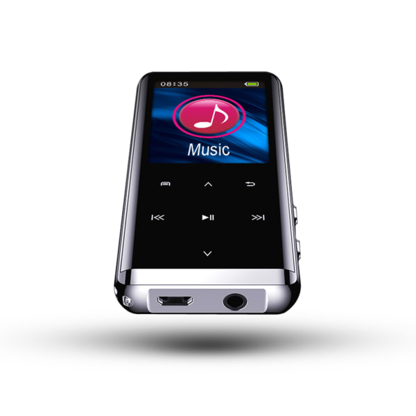 1/2/5 Bärbar MP3-spelare med pekknapp och Bluetooth högtalare Neutral English Bluetooth 32G 1 Pc