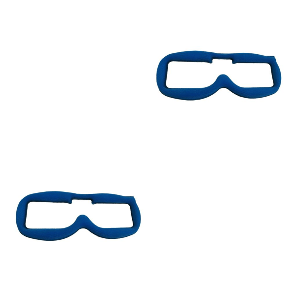 1/2 mjuk och vadderade frontplatta svampvaddering för Quad Goggles Blue 2PCS