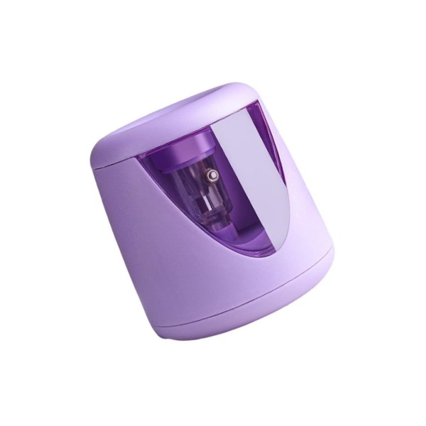 Elektrisk pennvässare för skolhem och kontor USB+Battery Purple
