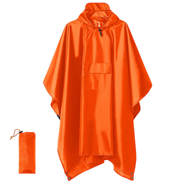 Vattentäta ponchos i polyester för campingutrustning för utomhusäventyr E