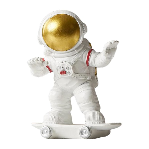 1/2/3 Resin Spaceman Staty Ornament för hem- och kontorsinredning Model 3 2PCS