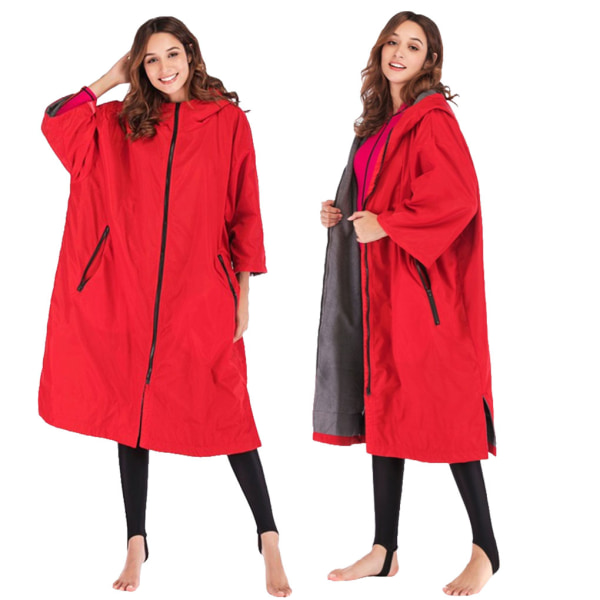 Warm Coat Herr Svettabsorberande Snabbtorkande kostym Red+Gray