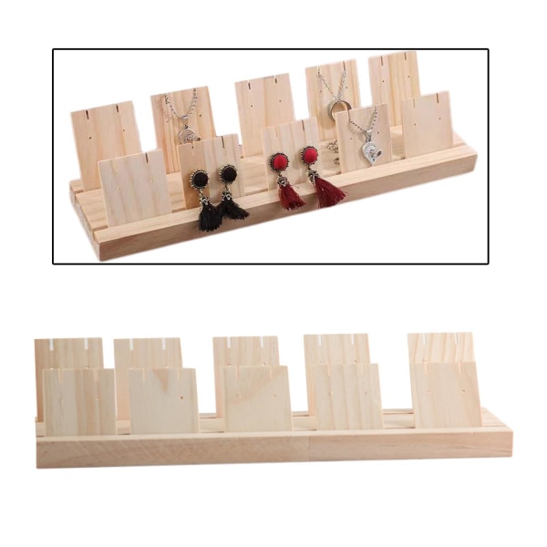 1/2/3 Örhänge Display Stativ Stor kapacitet för Retail Display Large 2 slot 22cm 1Set