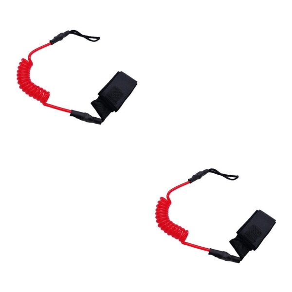 1/2/3/5 Raft Stretch Rep med Elastiskt koppel Pålitlig och Red 45cm 2PCS