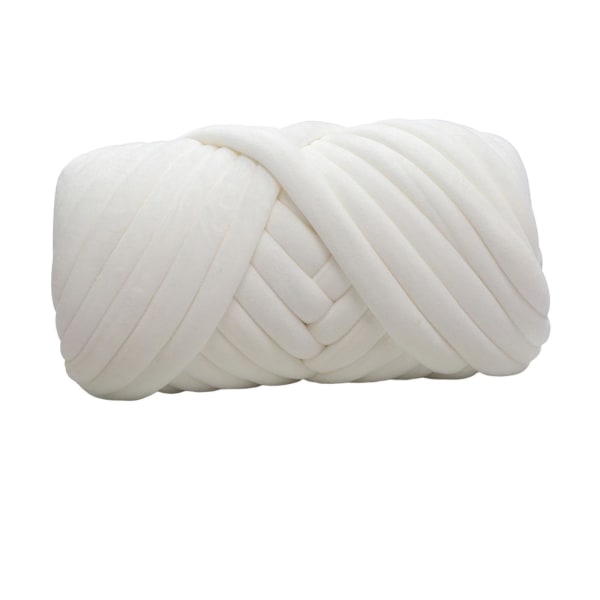 1/2/3 500G Velvet Bulky Chunky Yarn För Arm Stickkudde White 500g 1 Pc