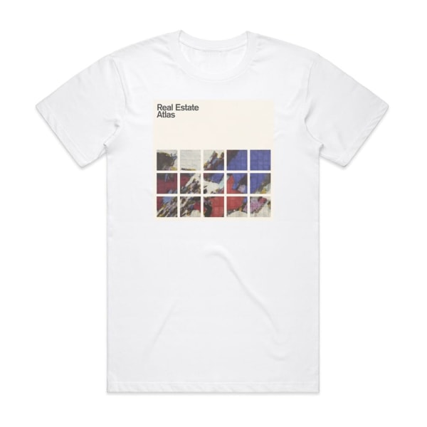 Fastighetsatlas Albumomslag T-shirt Vit S